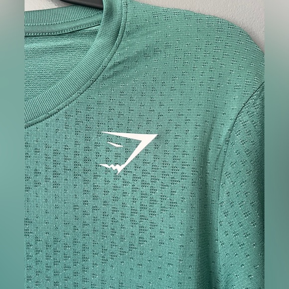 GYMSHARK: SPORT SEAMLESS LONG SLEEVE T-SHIRT (Slim Fit) - Picture 5 of 9